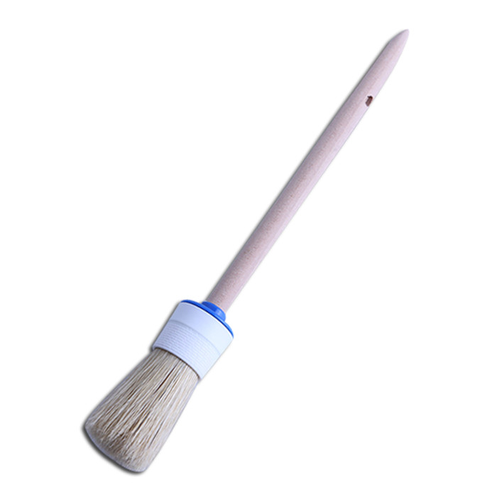 Zealion 100% Natural White Bristle Paint Brush Factory